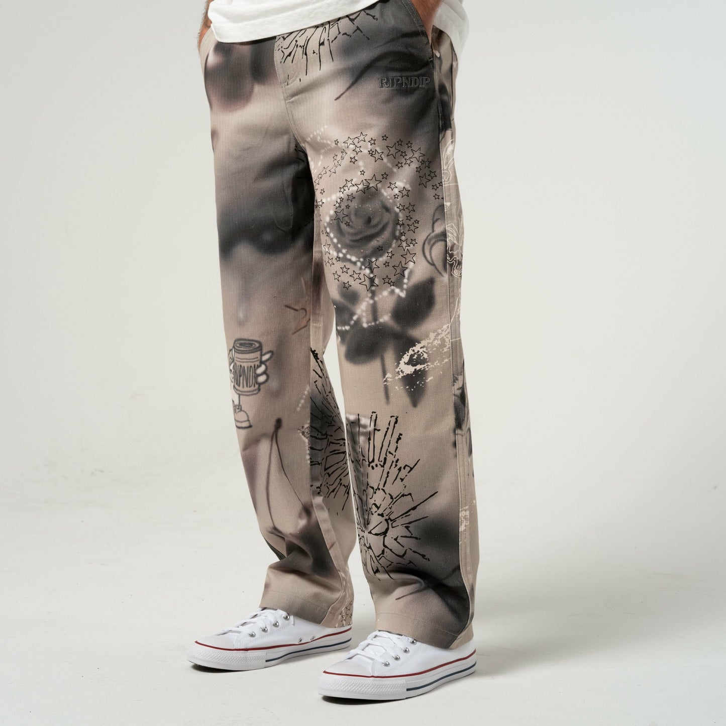 Stargazing Carpenter Straight Leg Pants (Multi) - Ripndip