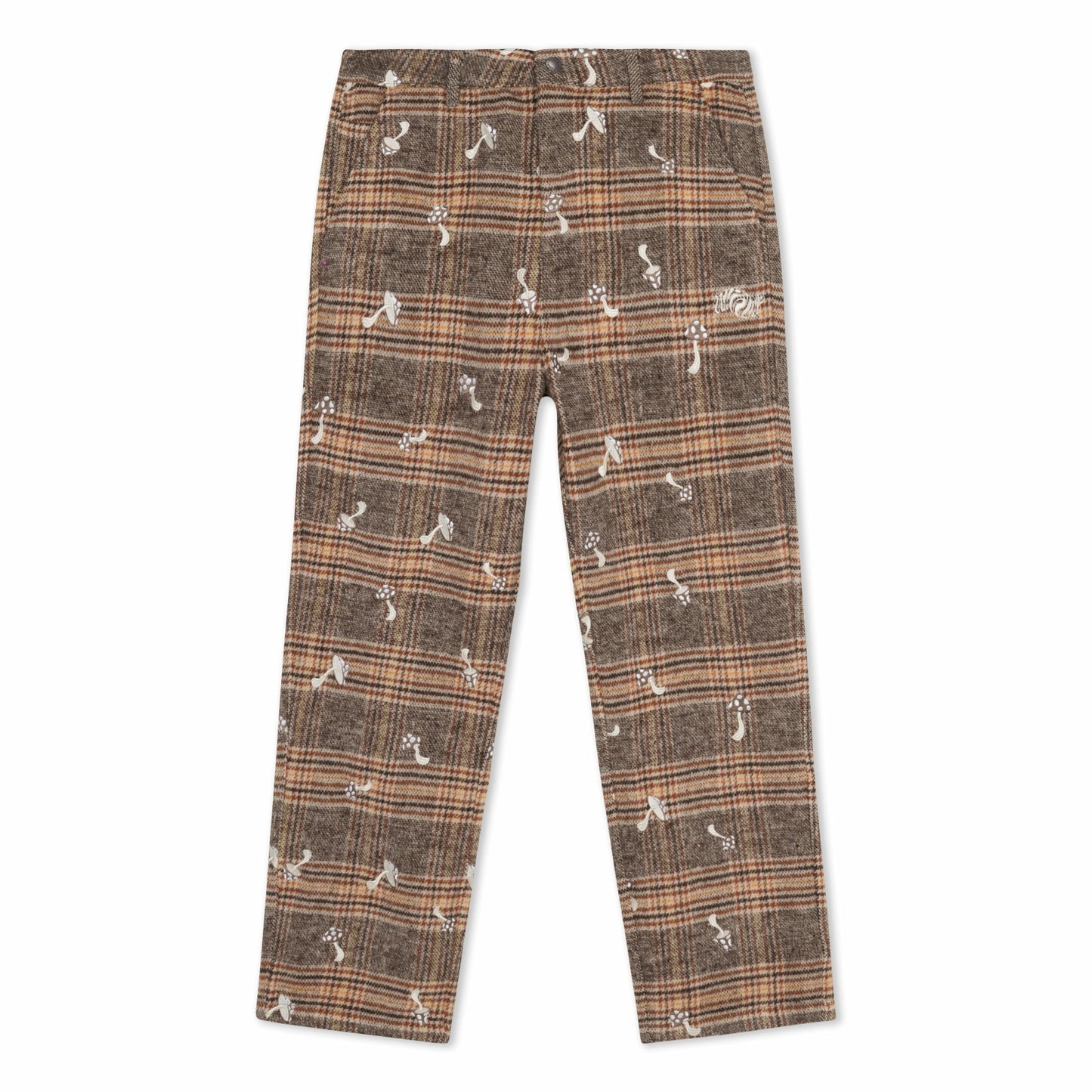 Euphoria Pants (Brown Plaid) - Ripndip
