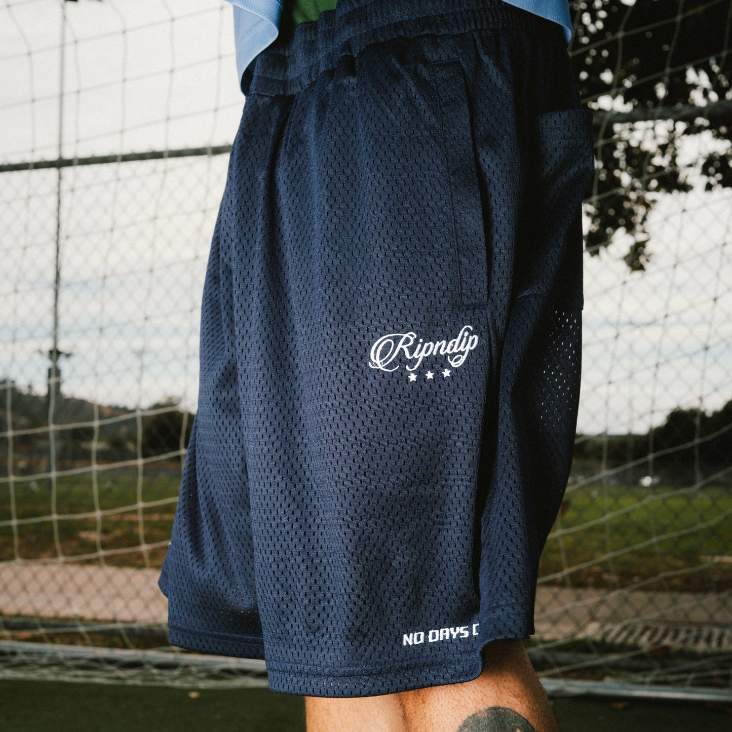 RND Cup USA Mesh Shorts (Navy) - Ripndip