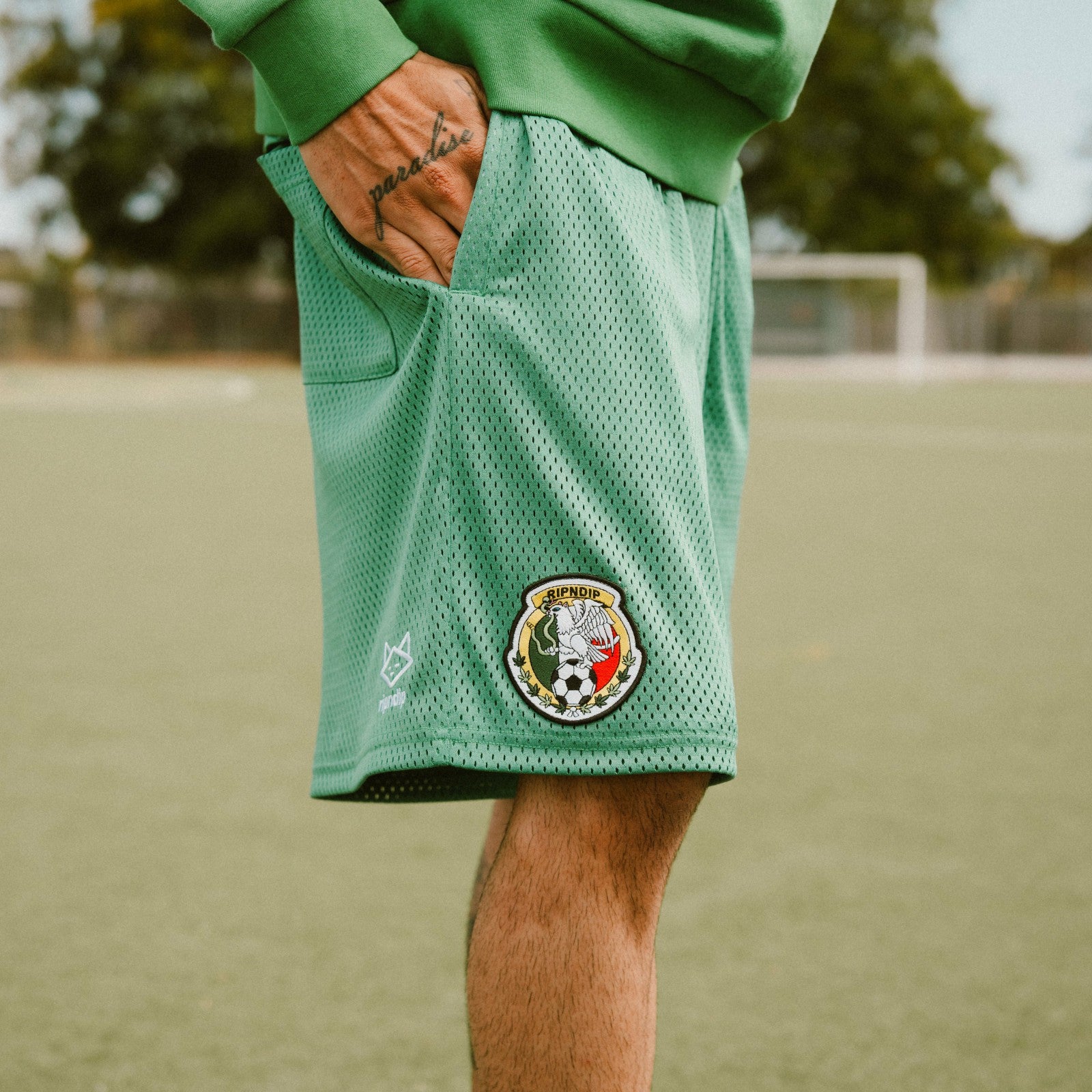 RND Cup MX Mesh Shorts (Green) - Ripndip