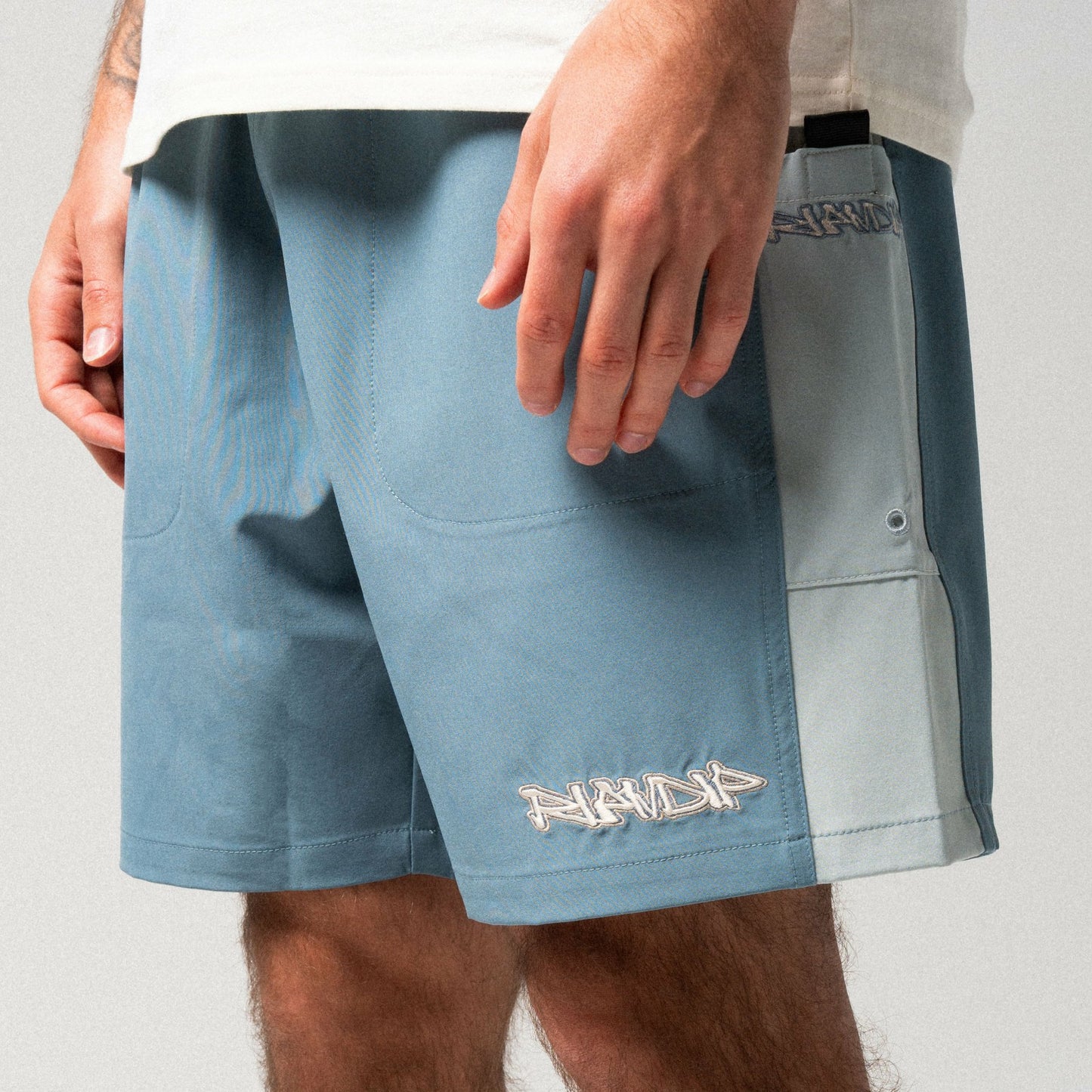 Lord Nermal Water Activated Swim Shorts (Slate) - Ripndip