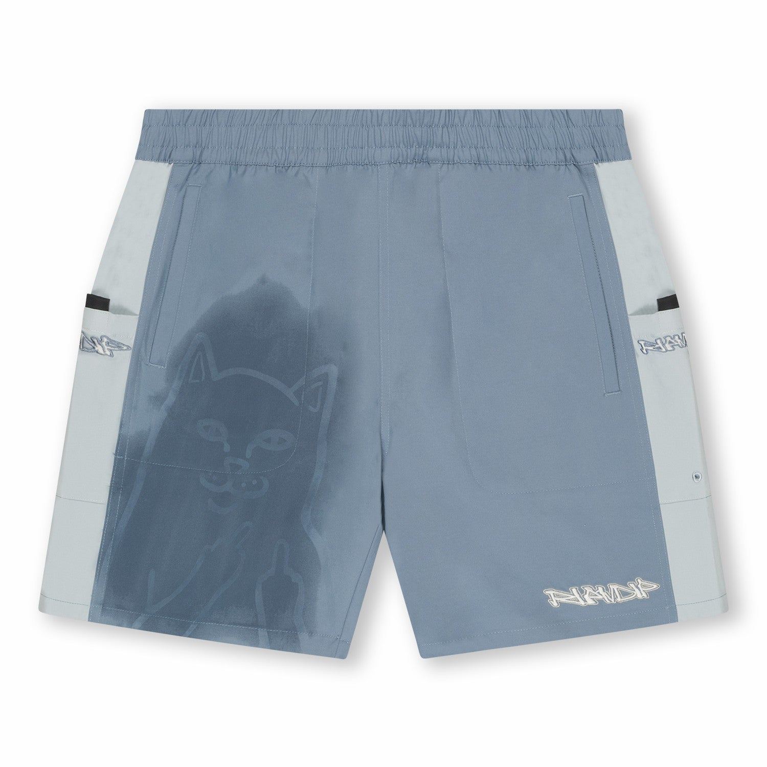 Lord Nermal Water Activated Swim Shorts (Slate) - Ripndip
