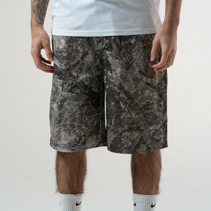 Nermal Tree Camo Baggy Denim Shorts (Nerm Tree Camo) - Ripndip