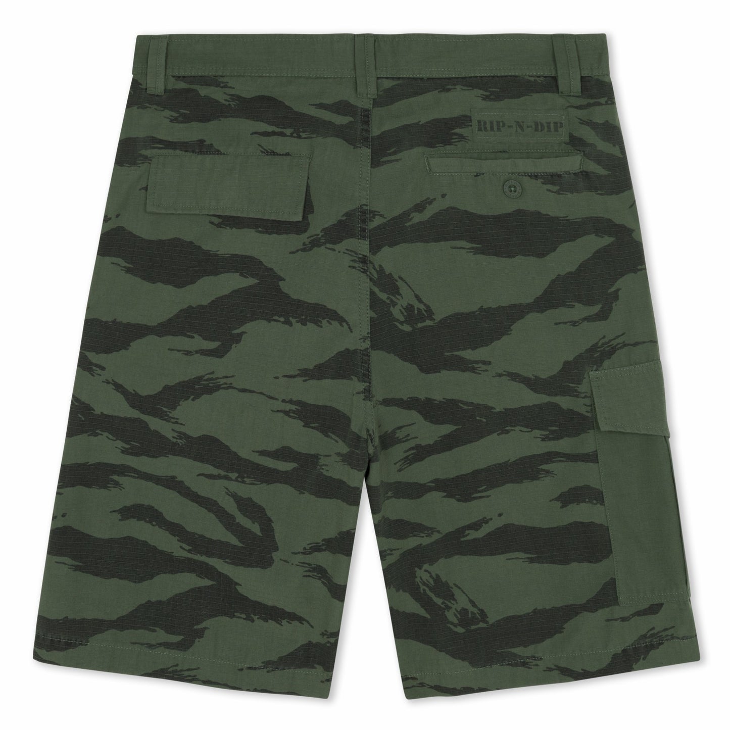 A Team Camo Cargo Shorts (Military Green) - Ripndip