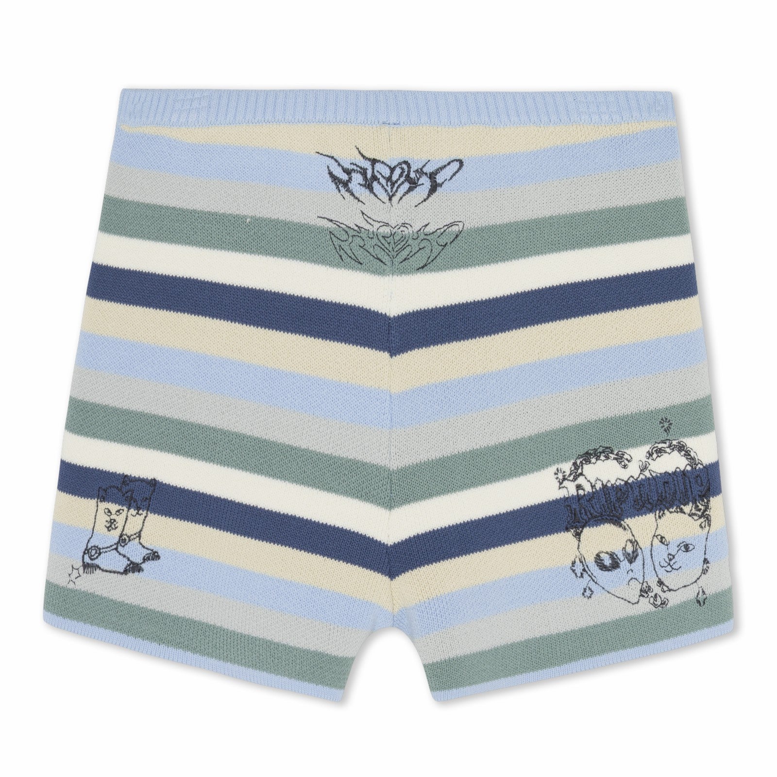 Westside Crochet Shorts (Powder Blue) - Ripndip