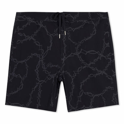 Wired Swim Shorts (Black) - Ripndip