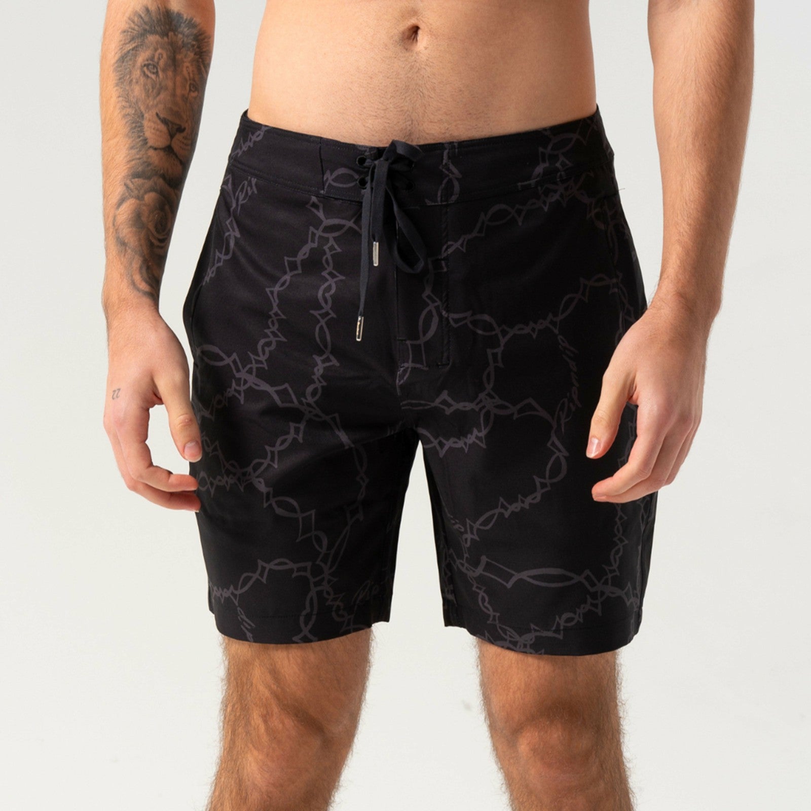Wired Swim Shorts (Black) - Ripndip