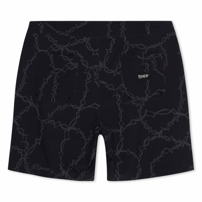 Wired Swim Shorts (Black) - Ripndip