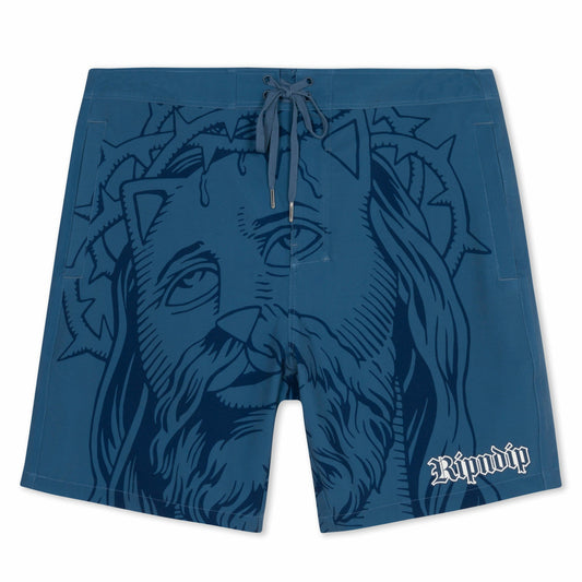 Lord Savior Swim Shorts (Navy) - Ripndip