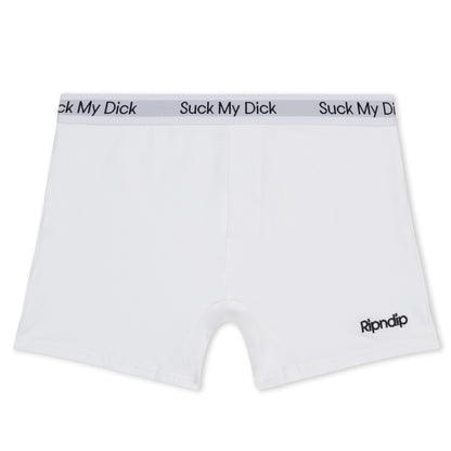 Suck My Dick SMD Boxers (White) - Ripndip