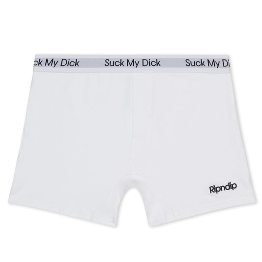 Suck My Dick SMD Boxers (White) - Ripndip