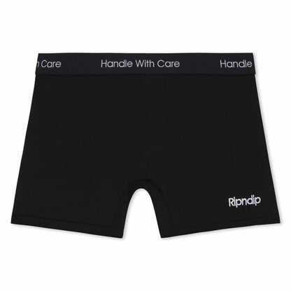 Handle With Care Boxers (Black) - Ripndip