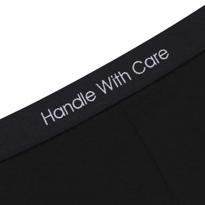 Handle With Care Boxers (Black) - Ripndip