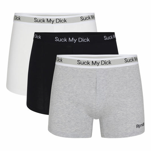 Suck My Dick SMD Boxers 3 Pack (Multi) - Ripndip