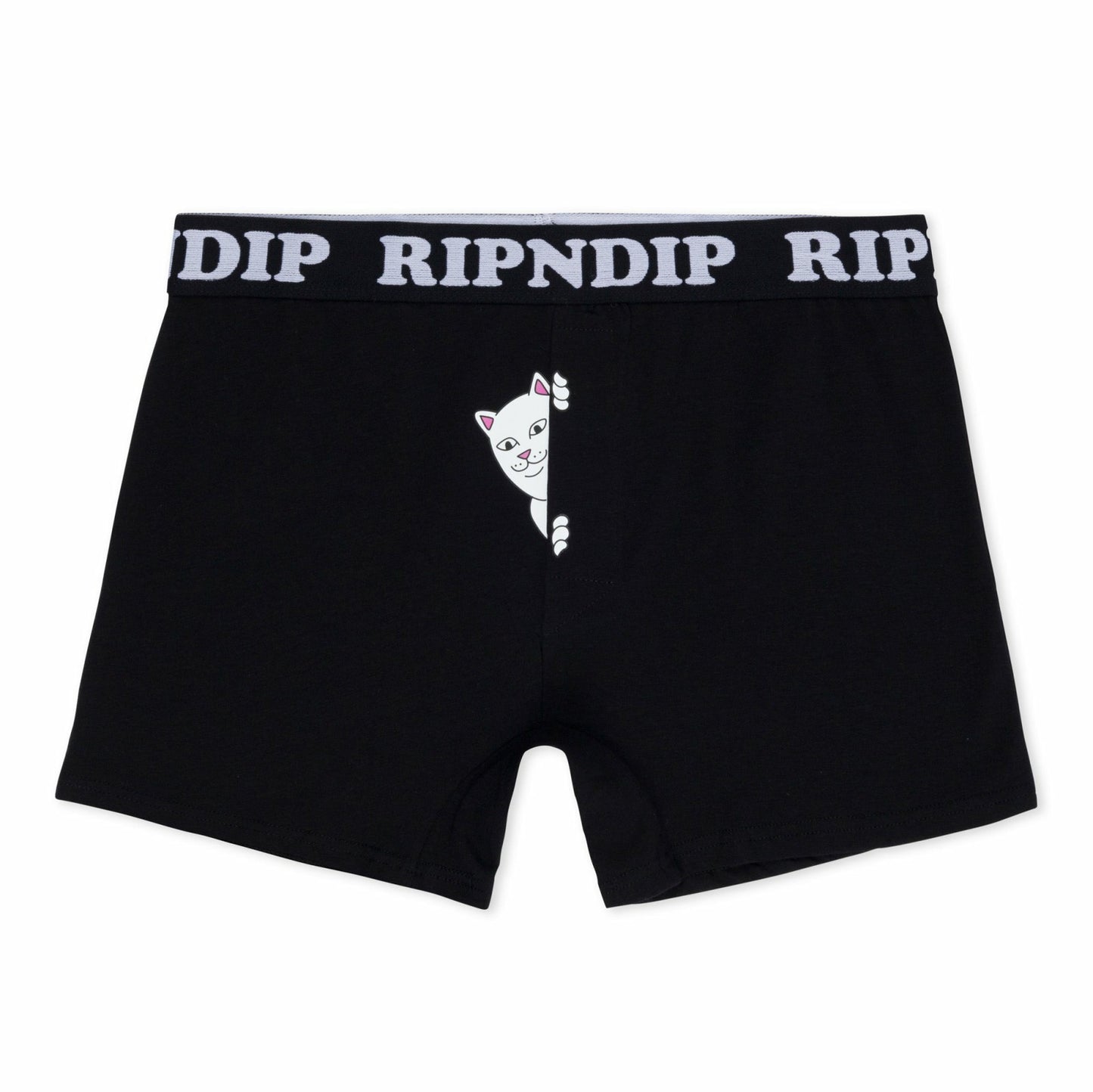 Peek A Nermal Boxers (Black) - Ripndip