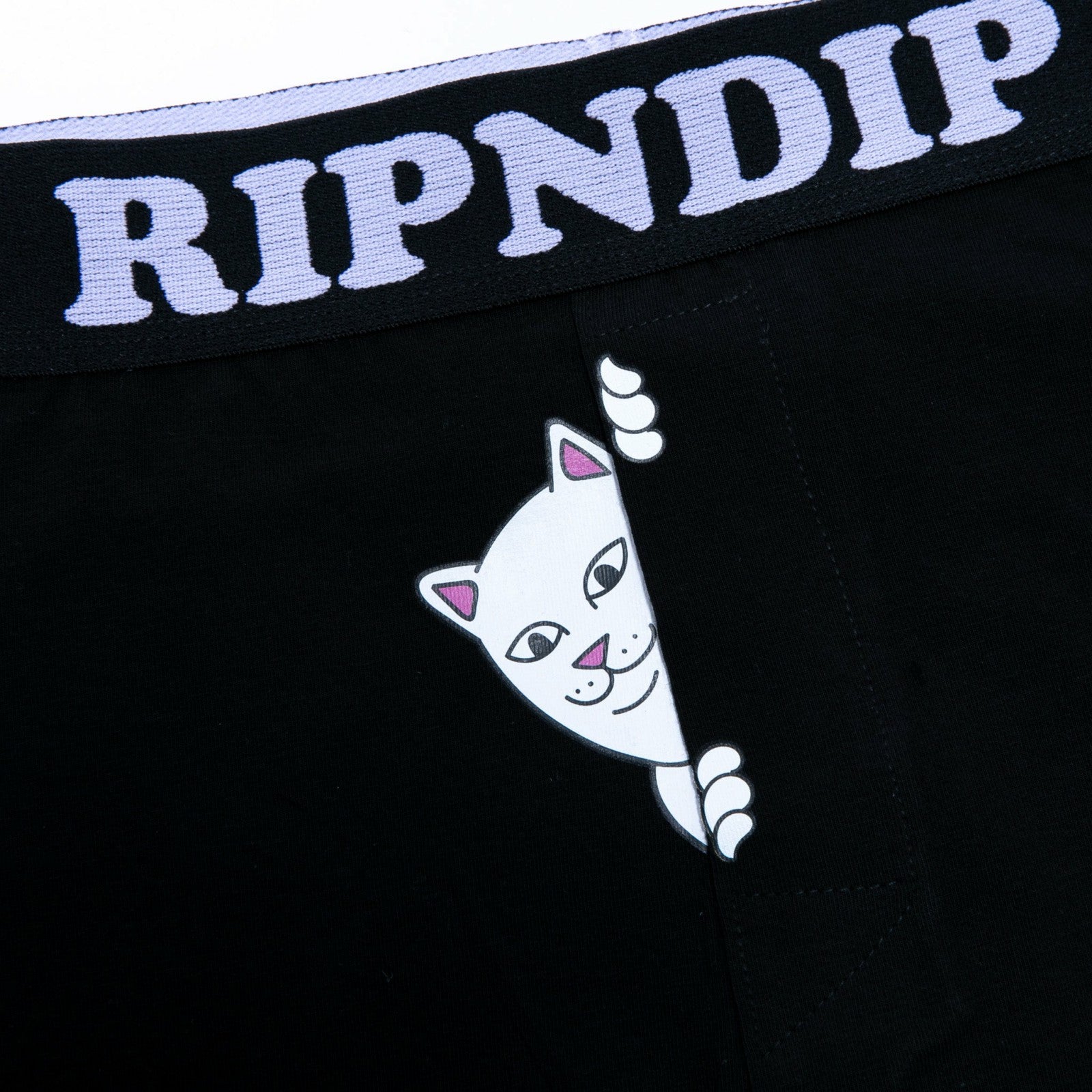 Peek A Nermal Boxers (Black) - Ripndip