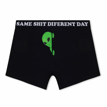 Same Shit Different Day Boxers (Black) - Ripndip
