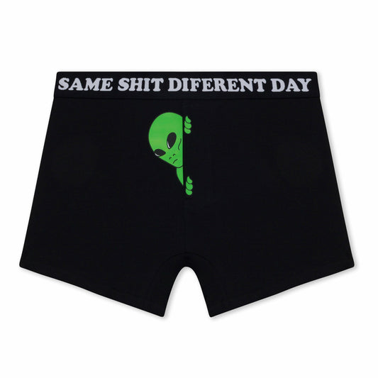 Same Shit Different Day Boxers (Black) - Ripndip