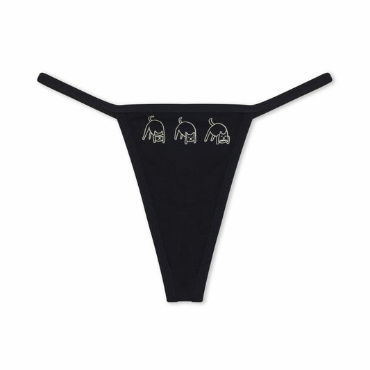 Blonded Thong (Black) - Ripndip