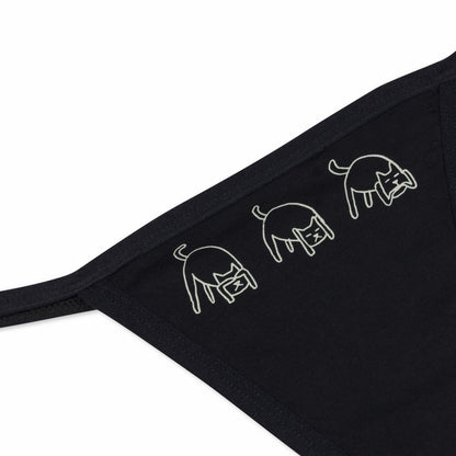 Blonded Thong (Black) - Ripndip
