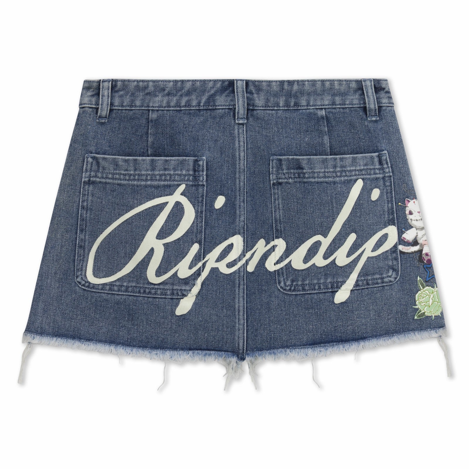 Travis Denim Skirt (Light Wash) - Ripndip