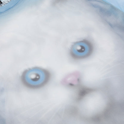 Sprinkles Long Sleeve Mesh Top (Light Blue) - Ripndip