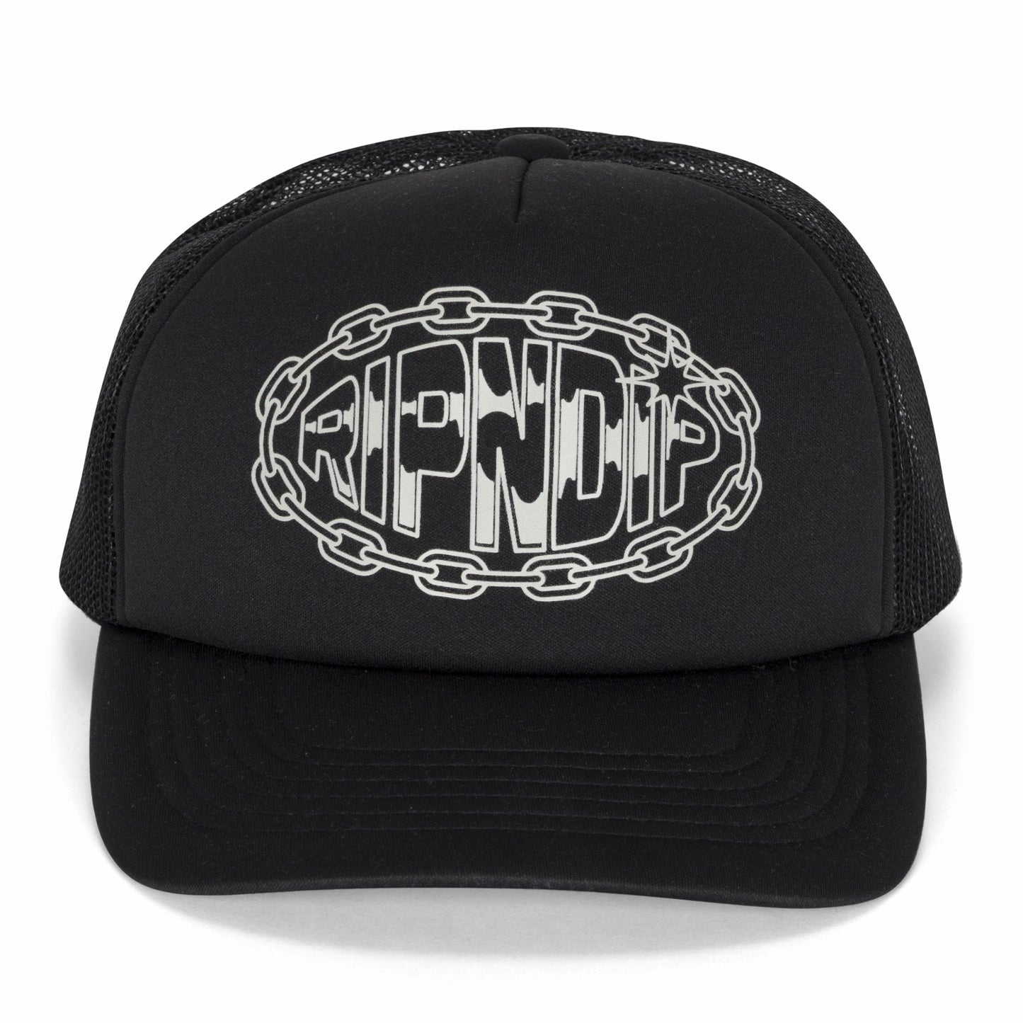 Linked Up Trucker Hat (Black) - Ripndip
