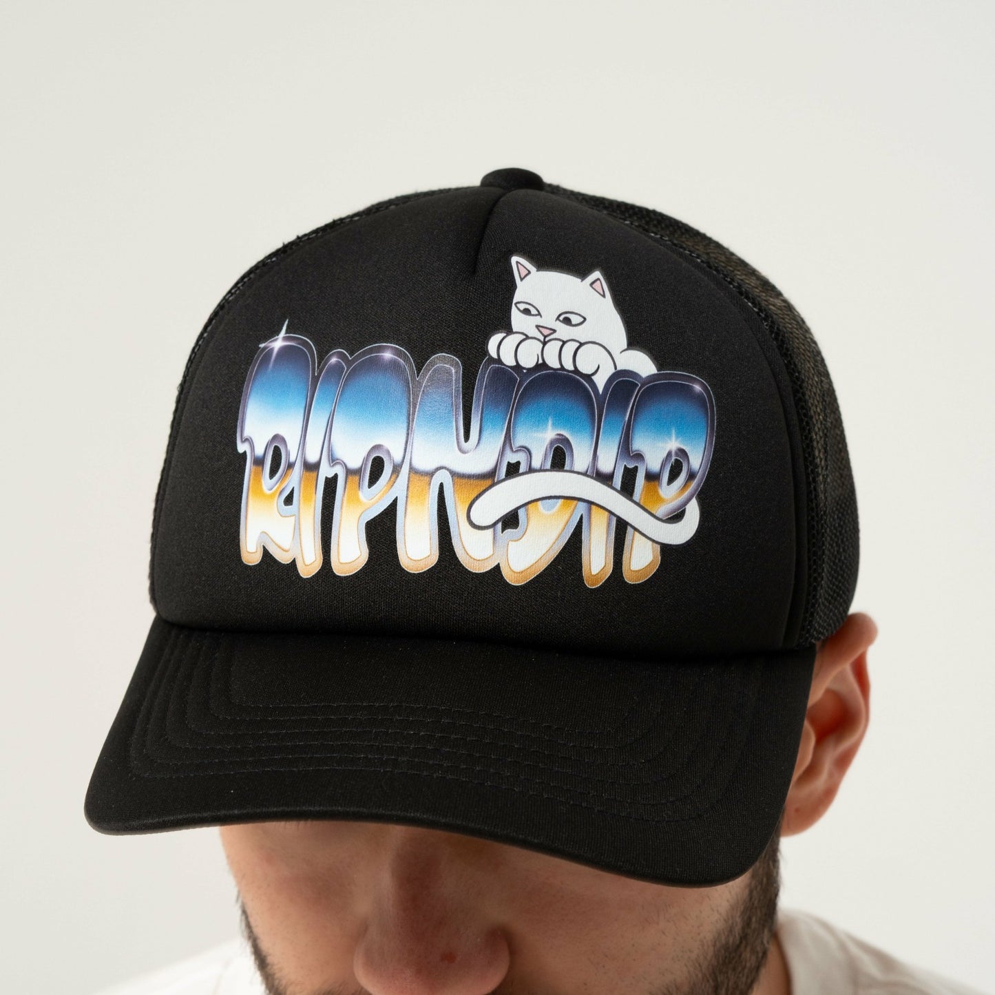 Chroma Trucker Hat (Black) - Ripndip
