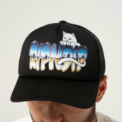 Chroma Trucker Hat (Black) - Ripndip