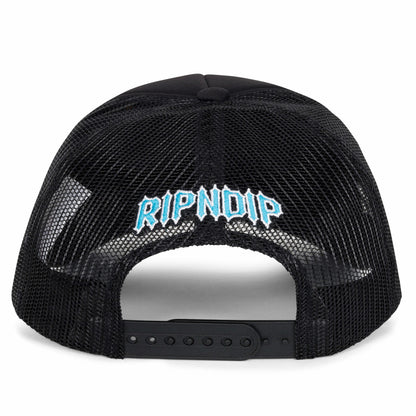 Skull and Bones Trucker Hat (Black) - Ripndip