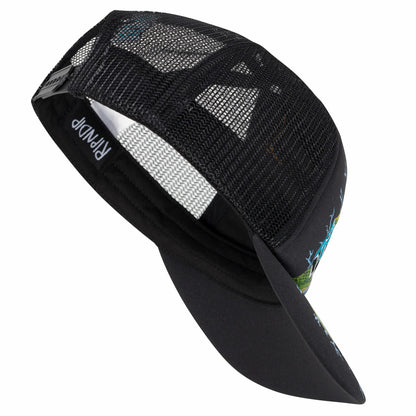 Skull and Bones Trucker Hat (Black) - Ripndip
