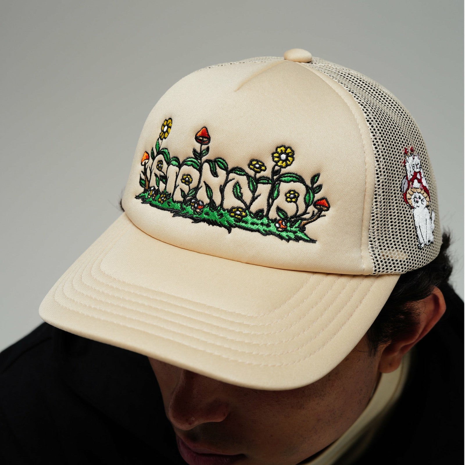 Field Friends Trucker Hat (Sand) - Ripndip