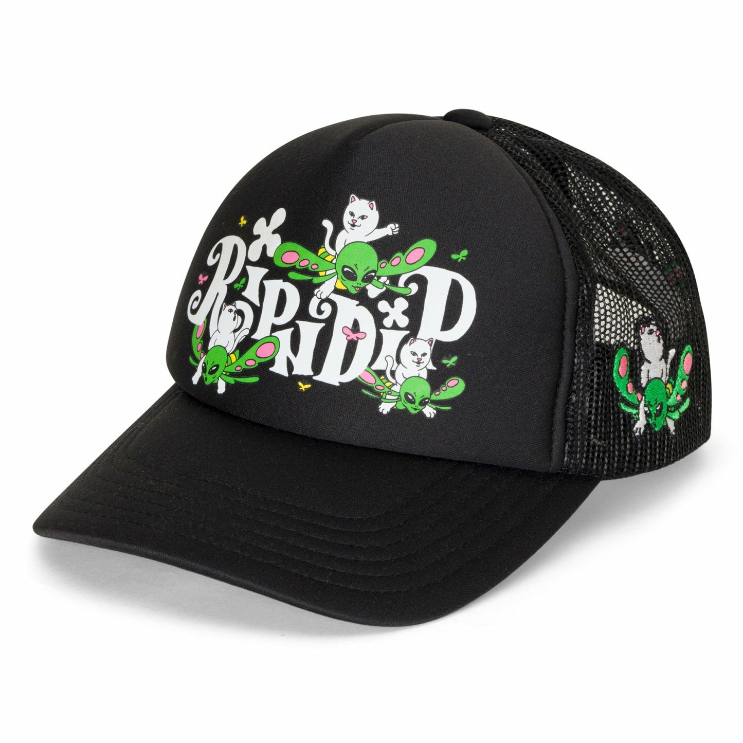 Fly Away Trucker Hat (Black) - Ripndip