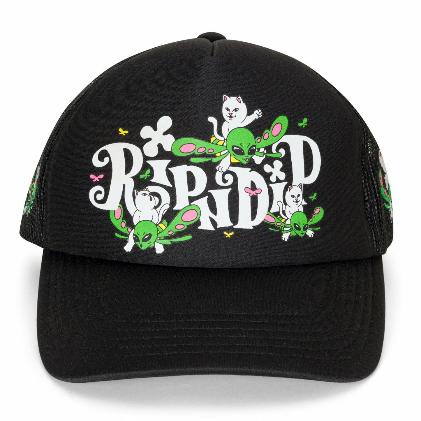 Fly Away Trucker Hat (Black) - Ripndip