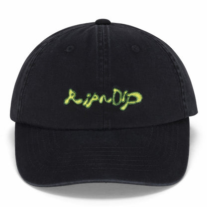 Slime Dad Hat (Black Wash) - Ripndip