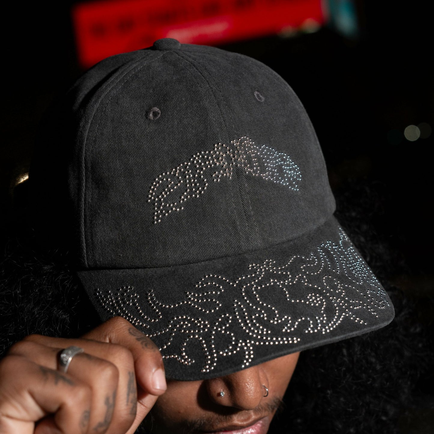 Pretty Flacko Distressed Dad Hat (Black Vintage Wash) - Ripndip