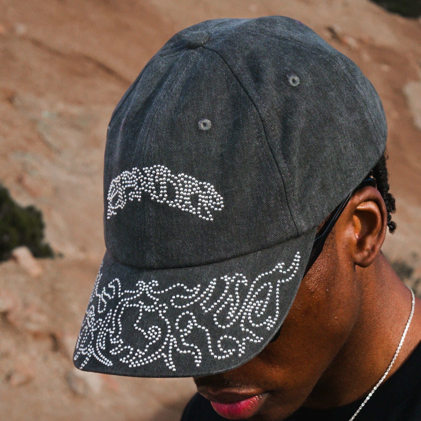 Pretty Flacko Distressed Dad Hat (Black Vintage Wash) - Ripndip