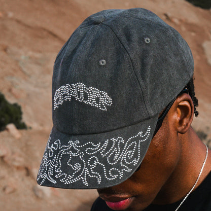 Pretty Flacko Distressed Dad Hat (Black Vintage Wash) - Ripndip