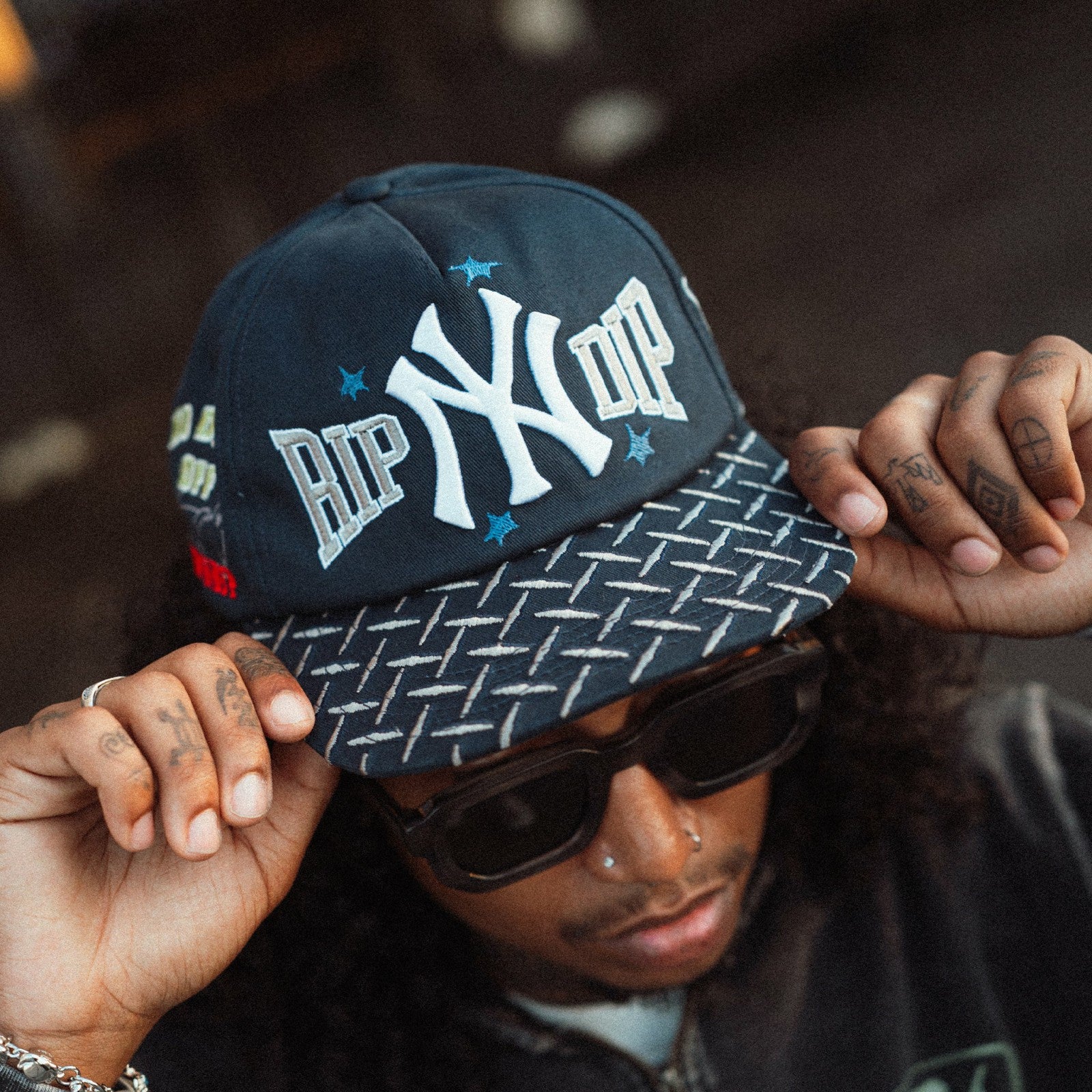 NY Athletics Snapback (Navy) - Ripndip