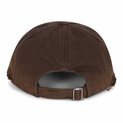Castanza Dad Hat (Brown Wash) - Ripndip