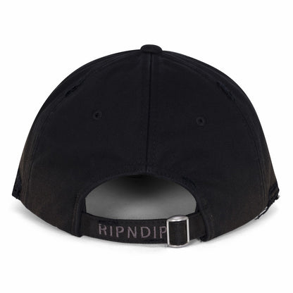 Castanza Dad Hat (Black Wash) - Ripndip