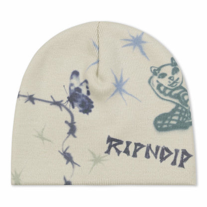 Goosebumps Skull Beanie (Bone) - Ripndip