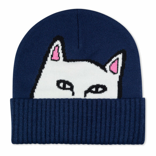 Peeking Nermal Beanie (Dark Slate) - Ripndip