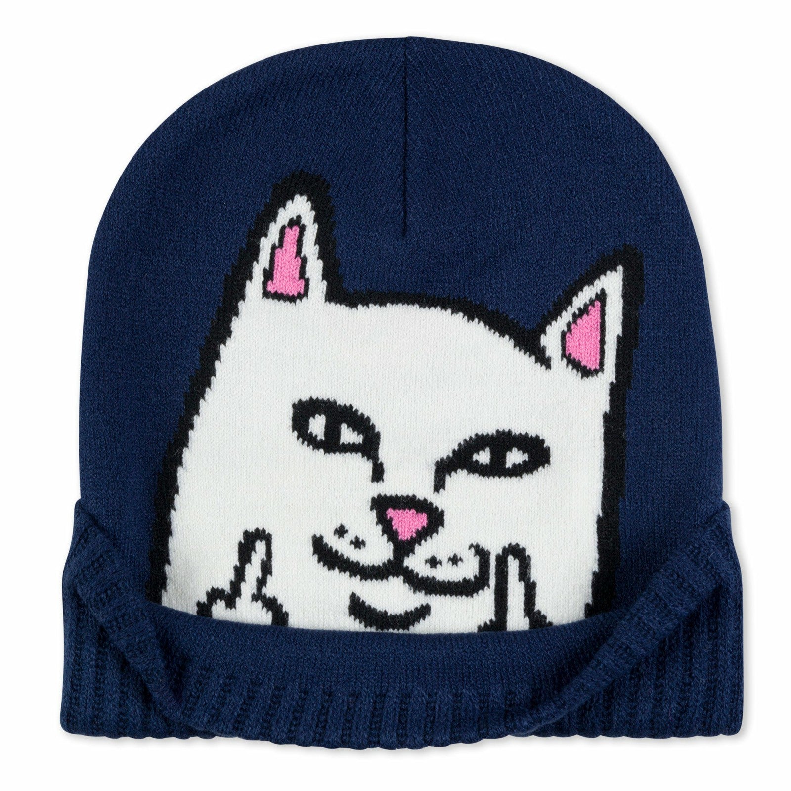 Peeking Nermal Beanie (Dark Slate) - Ripndip