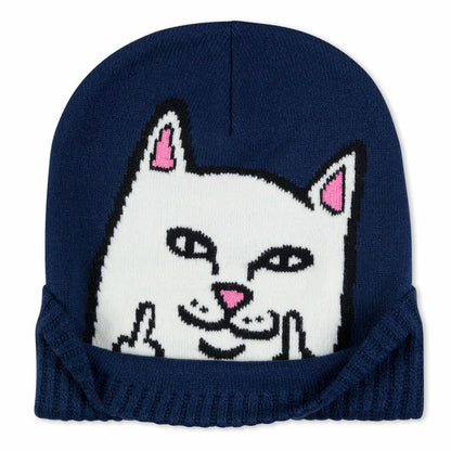 Peeking Nermal Beanie (Dark Slate) - Ripndip