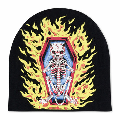 Burn In Heck Beanie (Black) - Ripndip