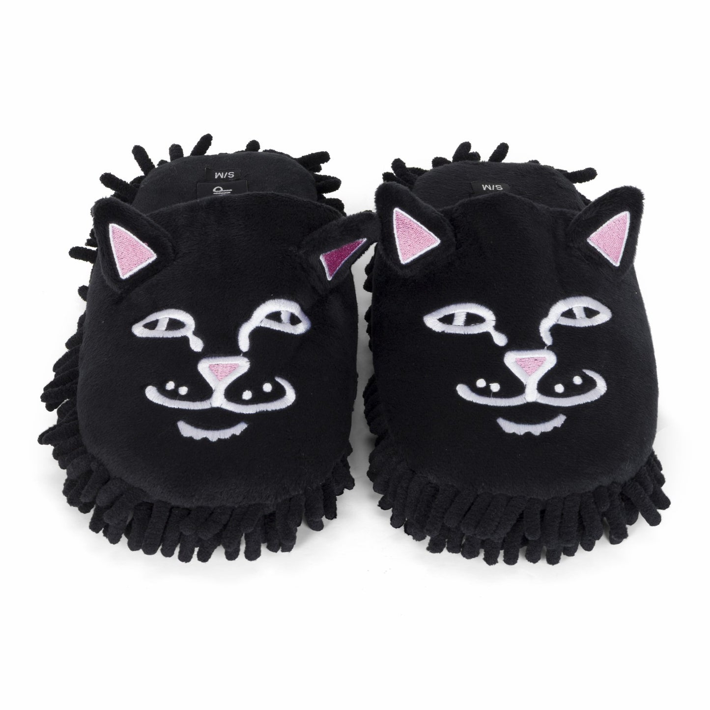 Jermie Mop Slippers (Black) - Ripndip