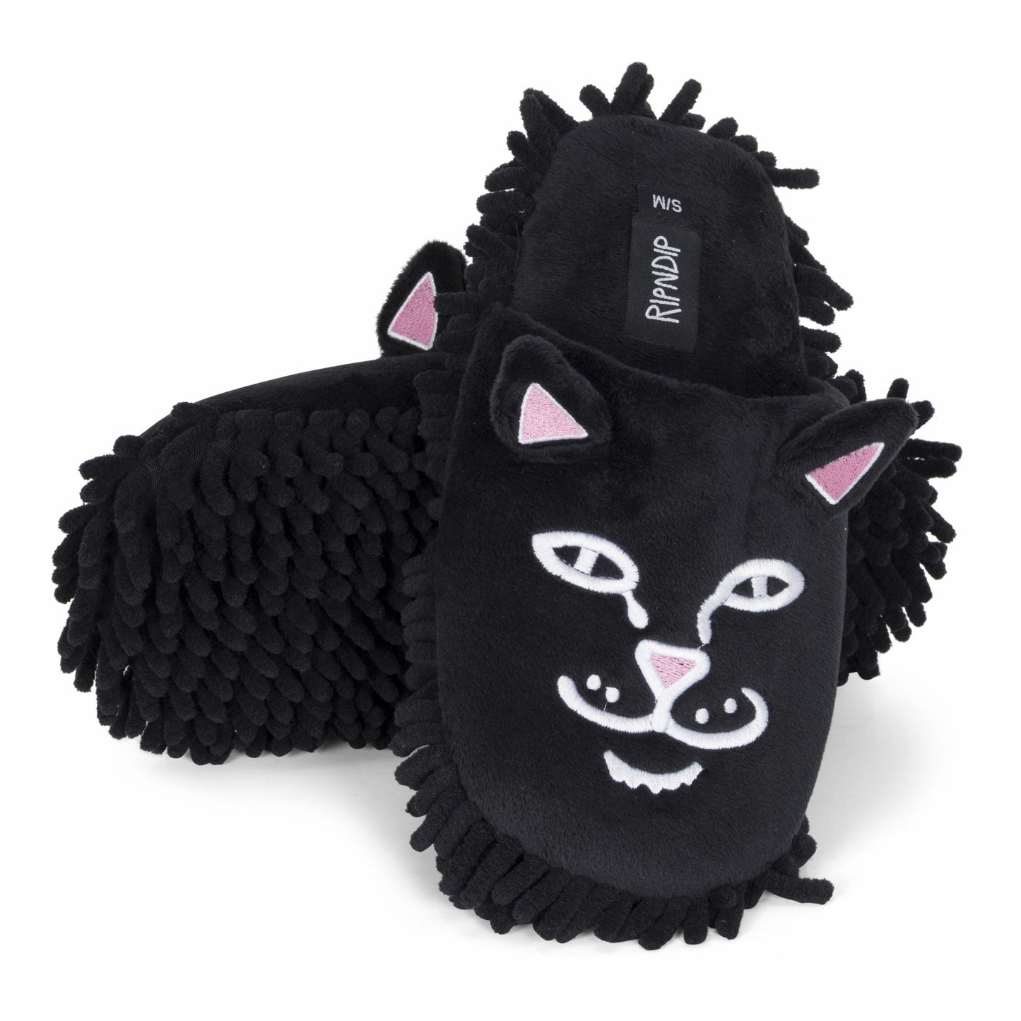 Jermie Mop Slippers (Black) - Ripndip