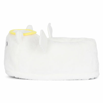 Lord Angel Plush Slippers (White) - Ripndip