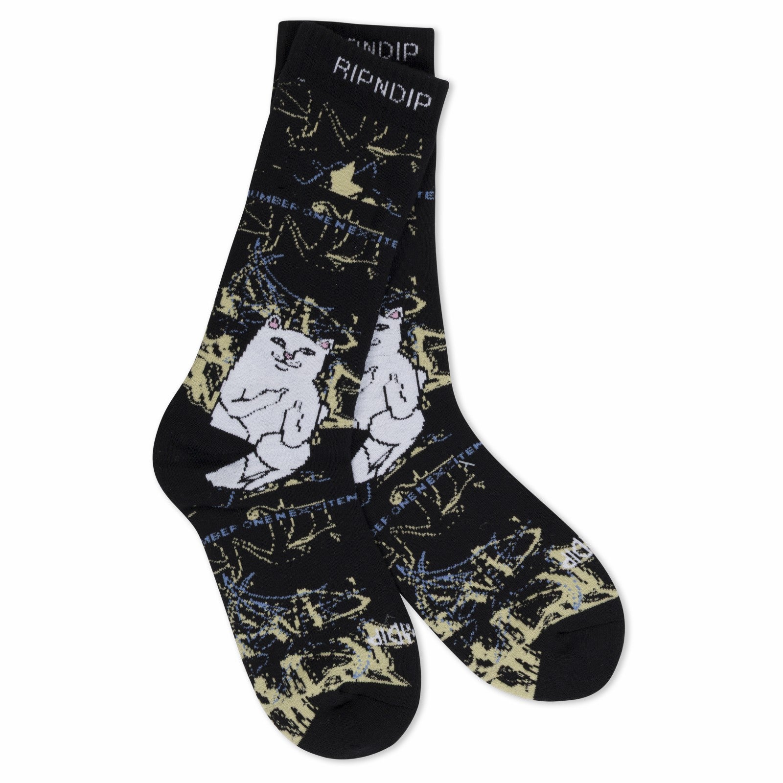 Lord Nermal Madness Socks (Black) - Ripndip
